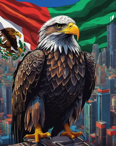 marvel of peru,mexico city,eagle illustration,mexico,eagles,quetzal,perico,flag of chile,african eagle,guatemalan quetzal,bolivia,bulgaria flag,stadium falcon,world digital painting,chilean flag,chile,armenia,south american,south america,panamericana,Illustration,Black and White,Black and White 15