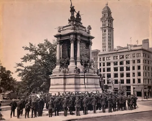 lincoln monument,july 1888,world war i memorial,marine corps memorial,lafayette square,13 august 1961,morris column,1905,commemoration,abraham lincoln monument,1906,monument protection,emperor wilhelm i monument,victor emmanuel ii monument,unknown soldier,war memorial,protected monument,monuments,marble collegiate,granite dome,Illustration,Black and White,Black and White 08