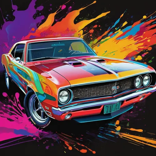 camaro,muscle car cartoon,yenko camaro,ford xa falcon,ford maverick,chevrolet opala,chevrolet camaro,ford falcon gt,muscle car,dodge challenger,3d car wallpaper,ford xp falcon,chevrolet chevelle,ford xc falcon,ford falcon,70s,challenger,datsun sports,vector graphic,plymouth barracuda,Conceptual Art,Daily,Daily 24