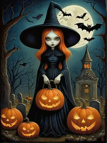 samhain,halloween poster,halloween illustration,halloween background,celebration of witches,bewitching,Illustration,Abstract Fantasy,Abstract Fantasy 09