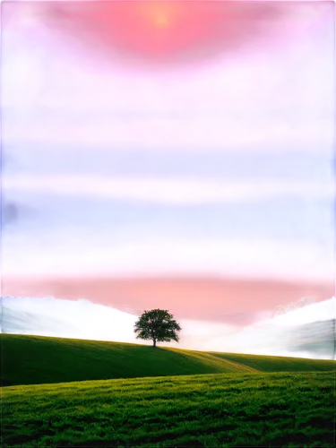 Dawn landscape, misty morning, warm golden light, soft focus, panoramic view, rolling hills, few trees, lone figure in distance, subtle silhouette, gentle breeze, mist rising from ground, atmospheric 