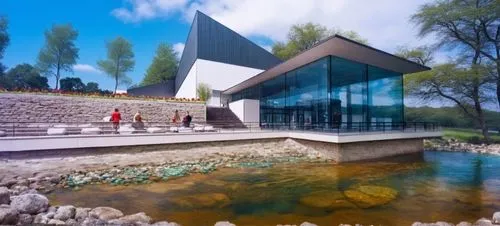 3d rendering,futuristic art museum,renderings,epfl,adjaye,aqua studio