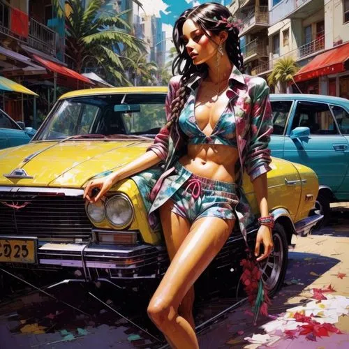 girl washes the car,havana,girl and car,washing car,hula,tropico,songkran,hyori,car wash,cubana,cuba background,retro girl,donsky,winehouse,anitta,exoticism,wadala,kiareldeen,car cleaning,padmini