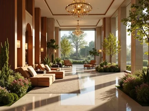 hotel lobby,amanresorts,rotana,lobby,emirates palace hotel,oberoi,beverly hills hotel,luxury hotel,habtoor,landscaped,3d rendering,intercontinental,pan pacific hotel,shangri,corridor,render,hotel hall,rosecliff,wintergarden,walkway