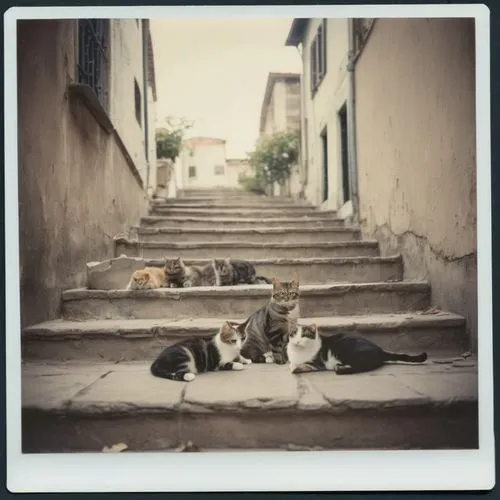 vintage cats,stray cats,georgatos,gatos,cats on brick wall,cat greece,street cat,vintage cat,strays,antigua guatemala,mccurry,lubitel 2,pururavas,tomcats,cat frame,rescue alley,tabbies,cat family,toxoplasmosis,cats playing,Photography,Documentary Photography,Documentary Photography 03