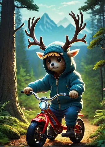 beulah,windigo,mooseport,enduro,nalle,koyukon,Illustration,Japanese style,Japanese Style 05