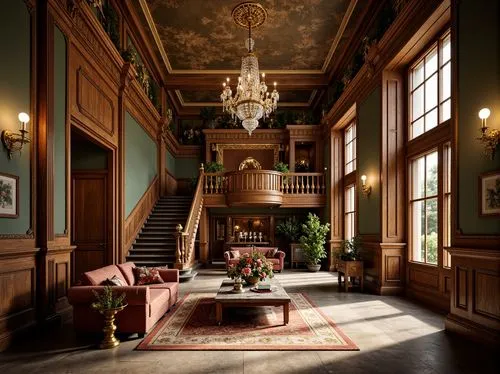 entrance hall,royal interior,victorian room,foyer,biedermeier,driehaus,ornate room,ritzau,hallway,cochere,enfilade,mauritshuis,anteroom,dandelion hall,danish room,interior decor,hotel hall,althorp,sitting room,staircase