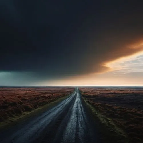 road to nowhere,the road,dramatic sky,road of the impossible,harkleroad,long road,Photography,Documentary Photography,Documentary Photography 38