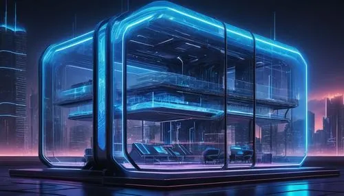 cybercity,electrohome,cyberport,cybertown,futuristic,polara,futuristic architecture,tron,cyberia,futuristic landscape,futuristic art museum,cybertruck,electronico,glass building,hypermodern,silico,supercomputer,synth,cyberpunk,cyberscene,Conceptual Art,Sci-Fi,Sci-Fi 05