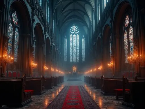 cathedral,ecclesiatical,aisle,sanctuary,liturgy,haunted cathedral,ecclesiastical,transept,gothic church,nidaros cathedral,koln,verkerk,the cathedral,illumination,vicar,kerk,ecclesiastic,cathedrals,utrecht,presbytery,Photography,General,Realistic