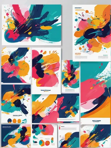 Craft sleek and modern free ppt templates that convey professionalism and elegance.,studies,scraps,abstract shapes,fish collage,blobs,palette,colorful birds,paper scraps,assorted,abstracts,color palet