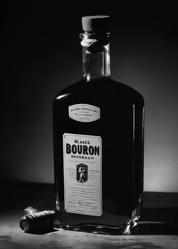 bourbon,bourbon whiskey,bourbon ball,poison bottle,rhum agricole,botellón,borjomi,bourbon rose,rum,rum bomb,grain whisky,american whiskey,parlour maple,liqueur,canadian whisky,bubikon,bottle closure,isolated bottle,film noir,the bottle,Photography,Black and white photography,Black and White Photography 08