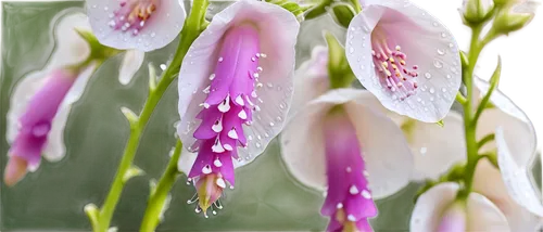 foxgloves,dew drops on flower,fuchsias,dewdrops,bellflowers,bulbous flowers,beautiful garden flowers,easter lilies,gladiolas,fragrant flowers,lamprocapnos spectabilis,dew drops,ornamental flowers,lathyrus,white with purple,foxglove,dew drop,lilien,beautiful flowers,dew droplets,Conceptual Art,Daily,Daily 13