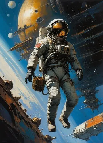 spacewalk,spacewalks,space art,astronaut,space walk,sci fiction illustration,spacesuit,astronautics,astronauts,space suit,cosmonaut,space-suit,space craft,cosmonautics day,robot in space,spaceman,space voyage,spacefill,space travel,astronaut helmet,Illustration,Realistic Fantasy,Realistic Fantasy 06