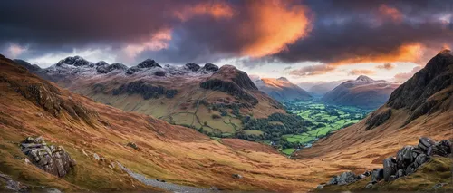 Langdale Pikes. Captured using the Sony A7R.,scottish highlands,glencoe,isle of skye,scotland,fantasy landscape,mountainous landscape,landscape mountains alps,mountain landscape,autumn mountains,highl