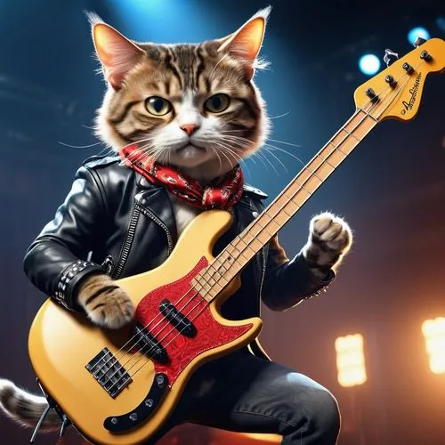 malmsteen,pussycat,supercat,catterson,bass guitar,bonamassa,Photography,General,Realistic