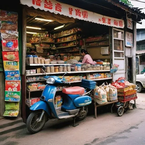 cart with products,ha noi,kedai,village shop,fruit stand,vietnamese tet,Photography,General,Natural