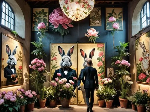 flower booth,easter décor,floral corner,flower shop,florist,cartoon flowers,florists,agent provocateur,flower wall en,deco bunny,floral decorations,floral greeting,tulips,flower art,rabbits and hares,rabbits,easter decoration,chrysanthemum exhibition,easter rabbits,hare window