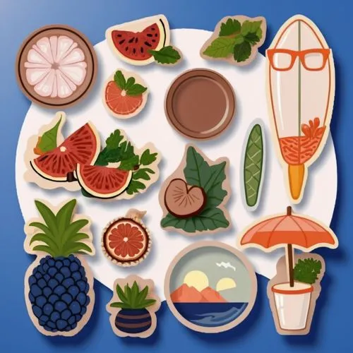 fruits icons,fruit icons,summer icons,ice cream icons,food icons,summer foods,fruit plate,foods,salad plate,food collage,clipart sticker,summer flat lay,icon set,fruits and vegetables,drink icons,set 