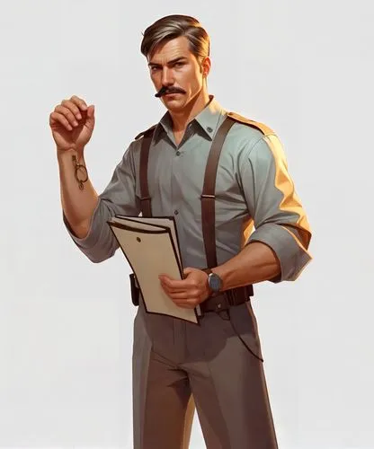 male poses for drawing,man holding gun and light,offerman,doc,swanson,selleck,mailman,stossel,male character,majima,mechanic,velikov,lumbago,javier,serdyukov,bartitsu,melikov,engineer,reza,male nurse