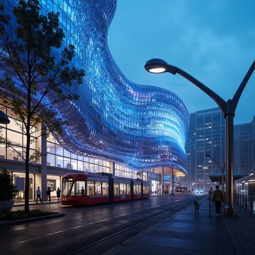 potsdamer platz,zeil,mvrdv,hafencity,thyssenkrupp,etfe,futuristic architecture,morphosis,randstadrail,hammerson,alexanderplatz,duesseldorf,skyways,friedrichstrasse,frankfurt,europan,futuristic art museum,elbphilharmonie,glass facade,hudson yards