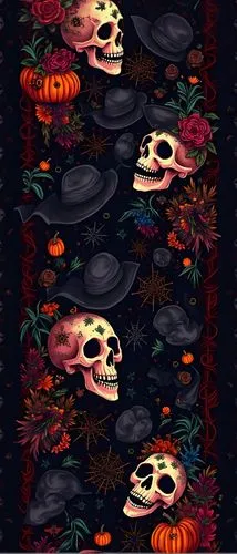 halloween background,halloween border,halloween wallpaper,muertos,floral skull,halloween borders