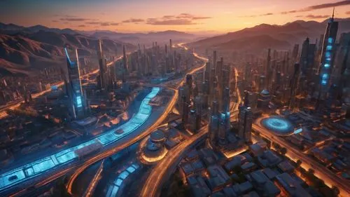 futuristic landscape,metropolis,city cities,fantasy city,cities,industrial landscape,futuristic architecture,futuristic,cityscape,industrial area,urbanization,smart city,solar cell base,urban development,industrial tubes,city highway,city panorama,terraforming,virtual landscape,fleet and transportation