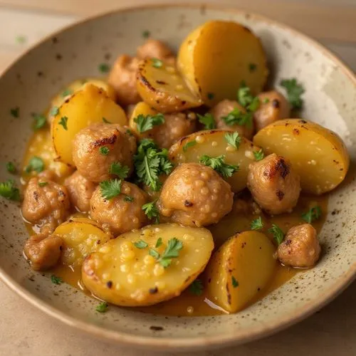 ukrainian dill potatoes,potatoes with vegetables,potato dish,navarin,fried potatoes,rosemary potatoes