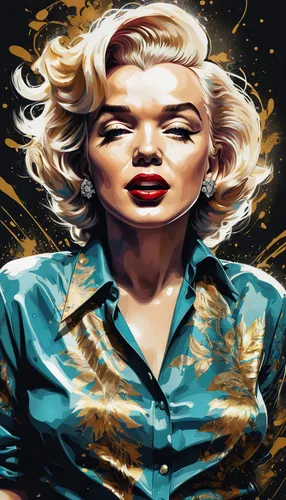 marilyn monroe,marylyn monroe - female,modern pop art,pop art style,cool pop art,marilyn,pop art background,effect pop art,girl-in-pop-art,pop art effect,pop art woman,pop art,gold paint stroke,marylin monroe,vector illustration,vector art,vector graphic,pop art girl,blonde woman,pop art colors,Illustration,Japanese style,Japanese Style 18