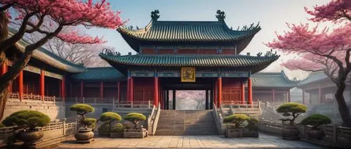 hall of supreme harmony,qibao,buddhist temple,asian architecture,jingshan,qingcheng,qingming,wudang,teahouses,wulin,baiul,oriental painting,shijingshan,hengdian,qufu,hanging temple,shuozhou,spring festival,soochow,summer palace,Illustration,Realistic Fantasy,Realistic Fantasy 25