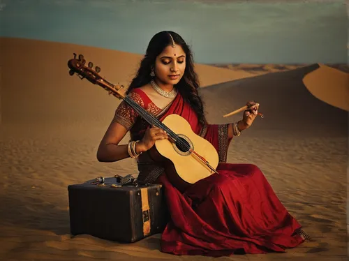 Write a heartwarming story about Jaya's journey to fulfill their lifelong dream of becoming a renowned musician.,saraswati veena,veena,woman playing violin,rudra veena,violin woman,classical guitar,wo