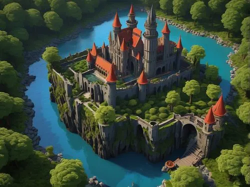 medieval castle,fairy tale castle,templar castle,fairytale castle,city moat,knight's castle,castle,castle complex,castle keep,moated castle,castlelike,castle ruins,monastery,castleguard,castle of the corvin,bastei,sunken church,bethlen castle,burg,moat,Art,Artistic Painting,Artistic Painting 06