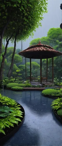 japanese garden,zen garden,japanese zen garden,japan garden,landscape background,ginkaku-ji,japanese garden ornament,golden pavilion,sake gardens,tea garden,japanese shrine,ryokan,gazebo,the golden pavilion,world digital painting,japanese background,roof landscape,lotus pond,green landscape,lily pond,Conceptual Art,Fantasy,Fantasy 16