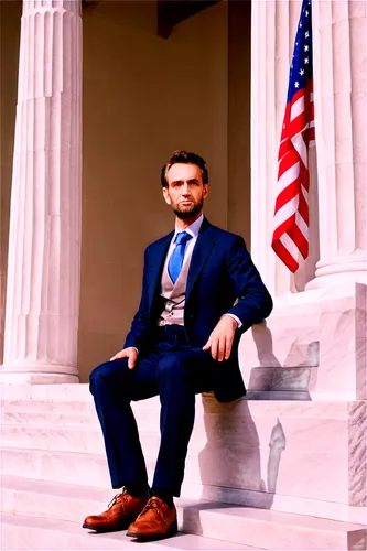 men's suit,navy suit,abraham lincoln,patriot,senator,ceo,real estate agent,politician,abraham lincoln memorial,official portrait,uscapitol,portrait background,president of the u s a,lincoln,us capitol,stock broker,capital cities,republican,governor,secret service,Illustration,American Style,American Style 15