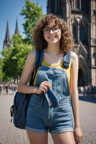 girl in overalls,koln,girl in t-shirt,jortzig,turista,girl in a historic way,denim skirt,berliners,jean shorts,cologne cathedral,tourist,intourist,dungarees,oana,miniskirt,cultural tourism,miniskirted,cologne,french tourists,travel woman,Photography,Black and white photography,Black and White Photography 03