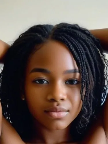 a young woman is posing with her back to the camera,akuapem,kunbi,eboni,aminata,nneka,ebony