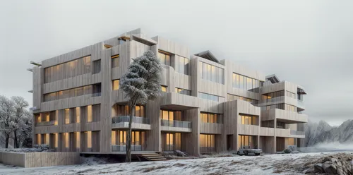 cubic house,snowhotel,winter house,timber house,snow house,avalanche protection,dunes house,appartment building,eco-construction,kirrarchitecture,exzenterhaus,modern building,house hevelius,residential,wooden facade,ludwig erhard haus,modern architecture,ski facility,archidaily,ski resort