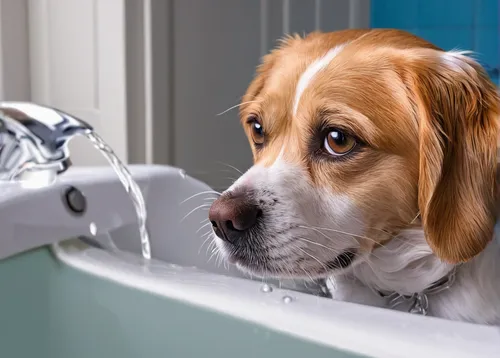 pet vitamins & supplements,hygiene,bidet,kooikerhondje,water dog,dog in the water,to bathe,water tap,liquid soap,dog photography,bathtub spout,faucet,hand washing,taps,washing hands,dog,water withdrawal,legerhond,dog-photography,wash hands,Conceptual Art,Daily,Daily 01