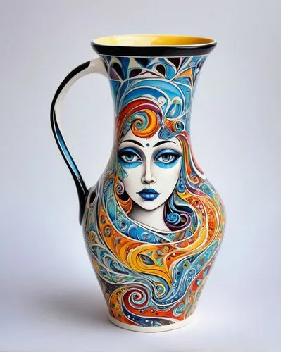 vase,amphora,earthenware,clay jug,stoneware,glass painting,flower vase,ceramics,jug,goblet,glasswares,shashed glass,enamel cup,ceramic,enamelled,glass vase,pottery,chalice,goblet drum,vases,Illustration,Realistic Fantasy,Realistic Fantasy 39