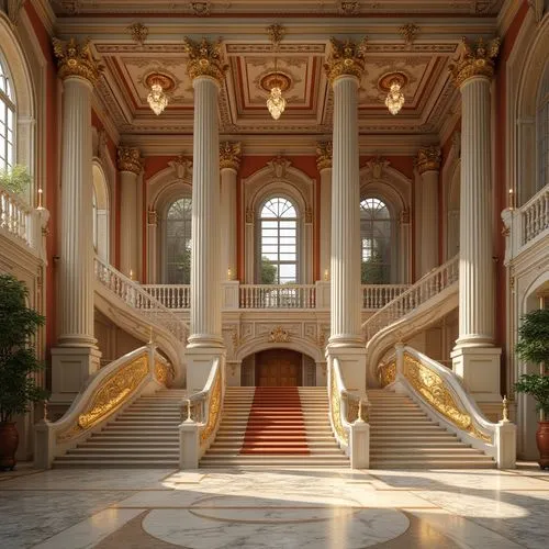 staircase,outside staircase,staircases,winding staircase,entrance hall,cochere,marble palace,neoclassical,circular staircase,europe palace,palladianism,peterhof palace,stairs,hermitage,foyer,stairway,hallway,stone stairs,stair,stairways,Photography,General,Realistic