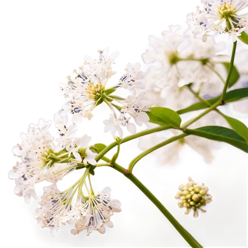 Elderberry flowers, white petals, purple center, delicate details, soft focus, close-up shot, shallow depth of field, natural light, warm color tone, gentle composition, intricate texture, fragile app