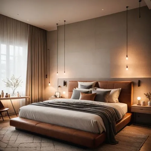 modern room,bedroom,chambre,contemporary decor,render,headboards,Photography,General,Cinematic