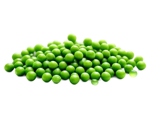 green peas, scattered, solo, macro shot, close-up, dew drops, natural light, shallow focus, bokeh background, vibrant green color, detailed texture, soft focus, 1/3 composition, still life, realistic 