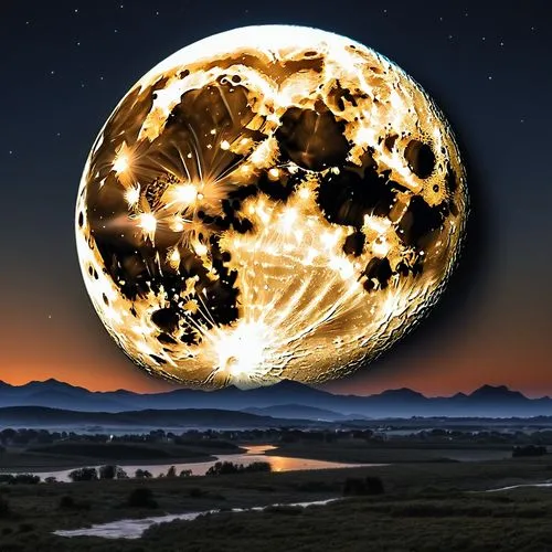 moon and star background,jupiter moon,moon valley,lunar landscape,super moon,moonscape,Photography,General,Realistic