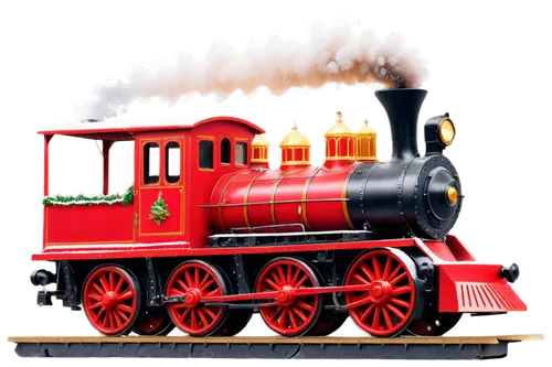 skarloey,sodor,ghost locomotive,ertl,rws,lnwr,trainmaster,thomassin,trainman,stepney,glowing red heart on railway,steam special train,locomotive,steam engine,wooden railway,lswr,train engine,steam locomotives,tender locomotive,santa claus train,Art,Artistic Painting,Artistic Painting 51