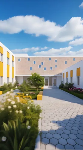 school design,3d rendering,render,3d render,vidyalaya,3d rendered,elementary school,sketchup,schoolyard,dorms,lhs,shorecrest,prefabricated buildings,schoolyards,residencial,portables,polytech,dormitor