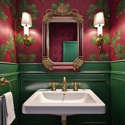 luxury bathroom,bath room,washlet,washstand,toilette,brassware,vanities,barrooms,bathroom,washroom,banyo,lavatory,washbasin,victorian room,damask,damask background,barroom,bathrooms,rest room,bagno,Photography,General,Realistic