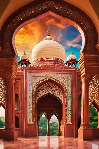 tajmahal,agra,taj,darwaza,shahjahan,shahi mosque,gumbad,taj mahal sunset,mihrab,bikaner,dehli,ramadan background,new delhi,arabic background,qutub,delhi,muslim background,india,multan,islamic architectural,Illustration,Realistic Fantasy,Realistic Fantasy 37