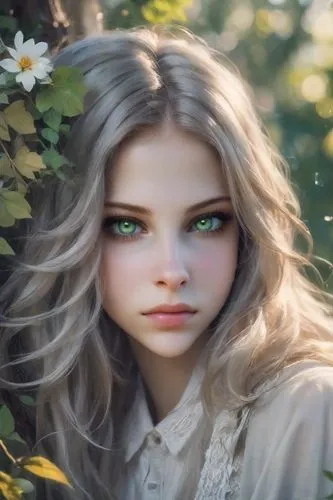 seelie,faerie,faery,galadriel,behenna,fae,dryads,margairaz,bjd,dryad,ellinor,green eyes,heterochromia,elven,eilonwy,elven flower,elvish,kerrii,linden blossom,dahlia white-green,Photography,Natural