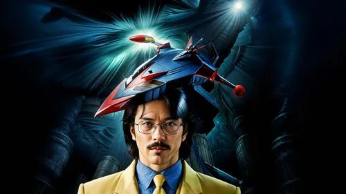 背景:深海的基地,the movie poster for mad guy starring in a science fiction,yinsen,claypool,raghuvaran,uematsu,jarvis,samourai